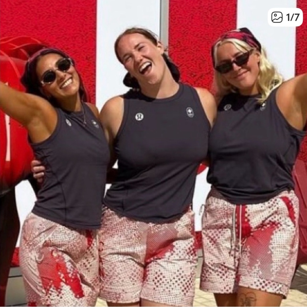 Lululemon Team Canada 2024 Olympic Athletes Muscle Tank Top Grey